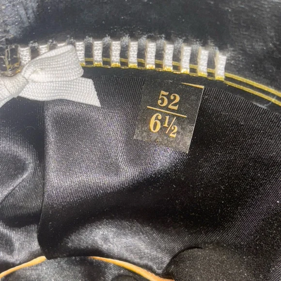 Resistol Black gold 20X Beaver Self-Conforming Cowboy Hat, Size 6 1/2 Black - Picture 8 of 11